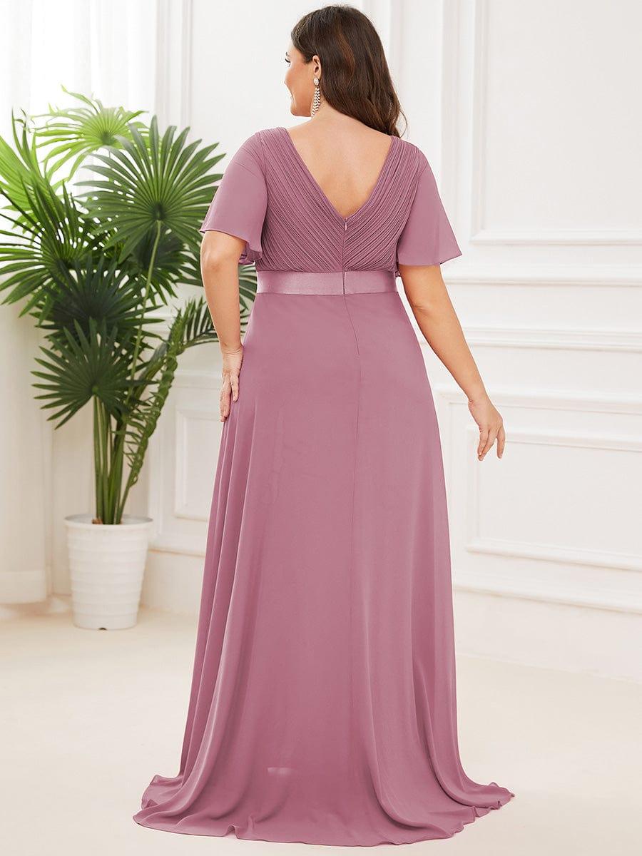Margot | Empire Butterfly-Sleeve Maxi Dress