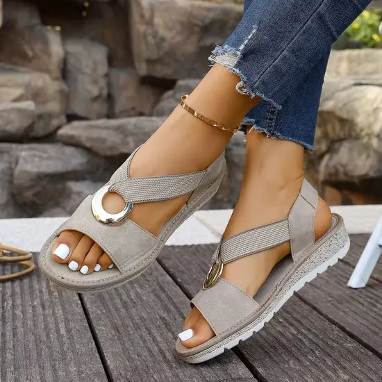 Selena | Elegant Adjustable-Support Sandals