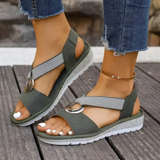 Selena | Elegant Adjustable-Support Sandals