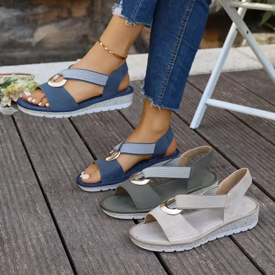 Selena | Elegant Adjustable-Support Sandals