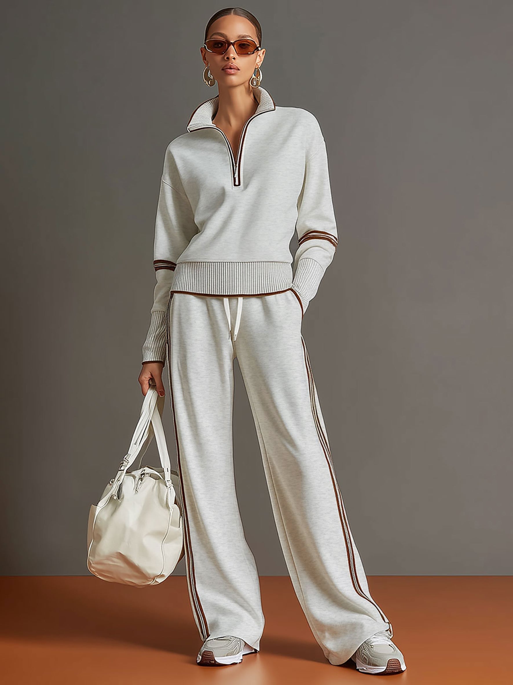 Priscilla conjunto gris