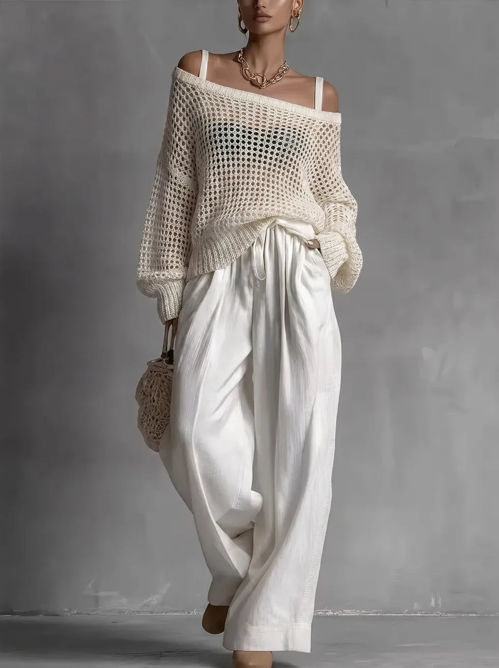 Claribel | Off-Shoulder Wide-Leg Set